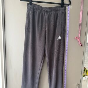 Adidas Black Cotton Sweatpants